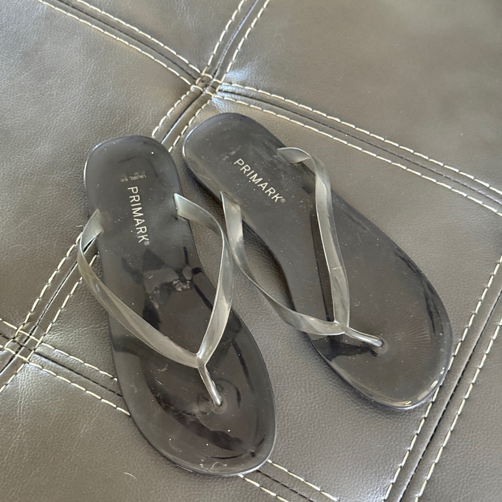 Primark Women's Black Jelly Flip Flops